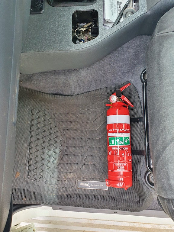 Kap Industries Fire Extinguisher Bracket to suit Toyota Landcruiser 79 Series Single Cab 17+ - KI-LC-79-SC17+-RHS