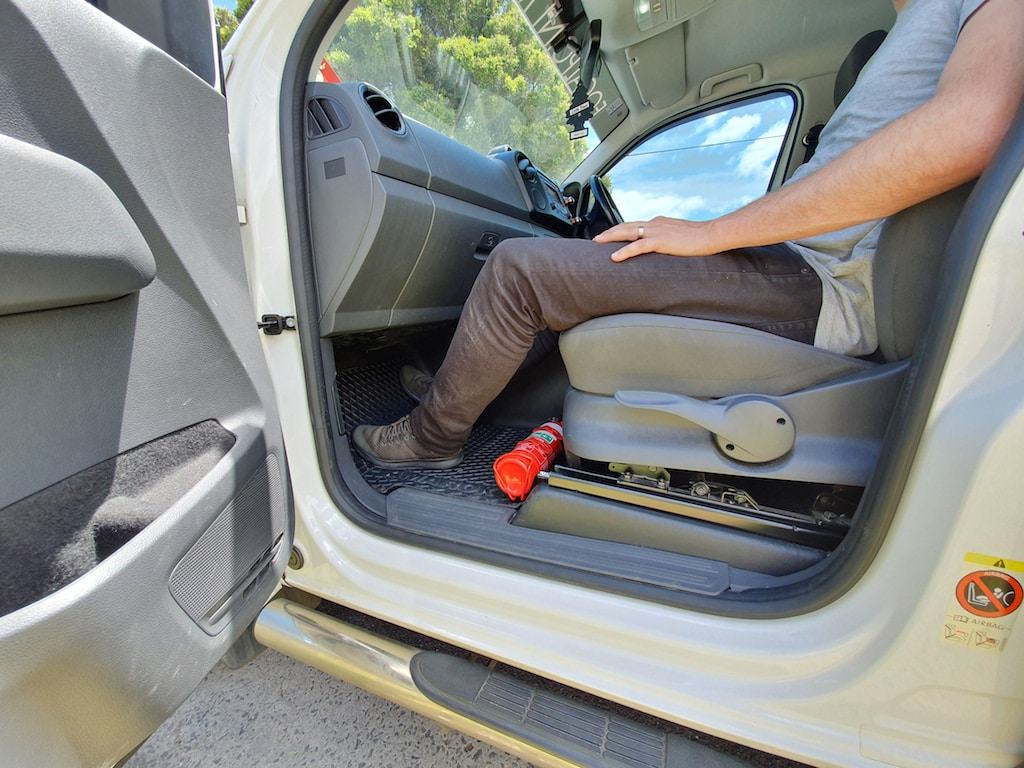 Kap Industries Fire Extinguisher Bracket to suit Amarok - KI-VW-AMAROK