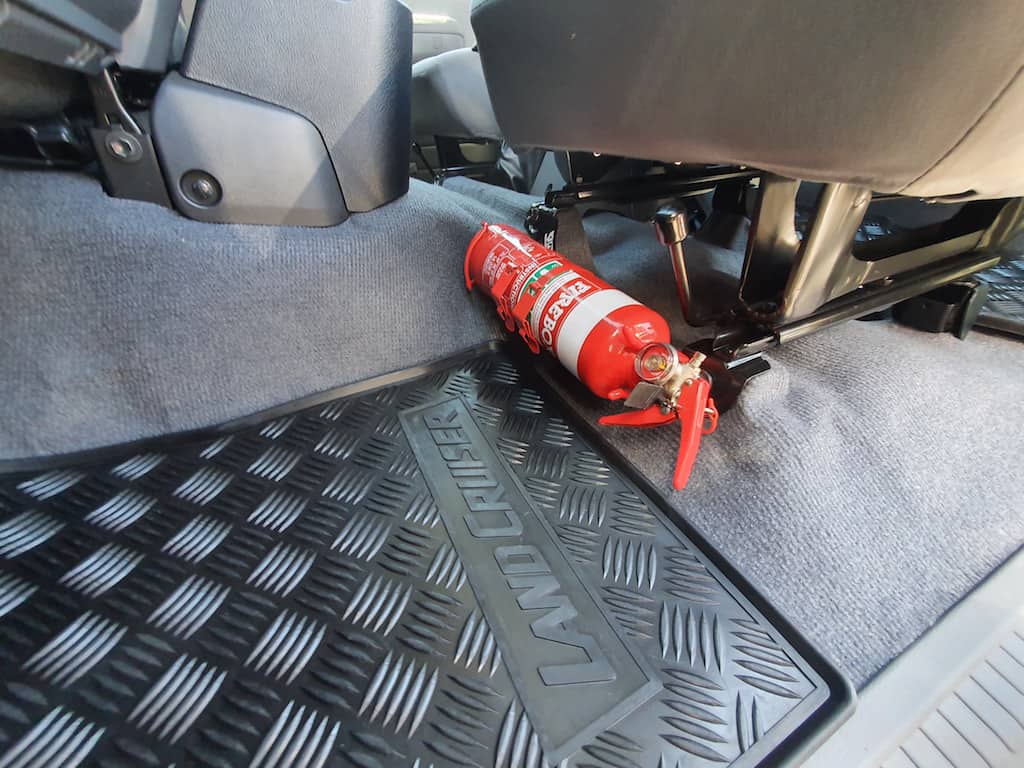 Kap Industries Fire Extinguisher Bracket to suit Toyota Landcruiser 79 Series Dual Cab 17+ - KI-LC-79-DC-17+-RH