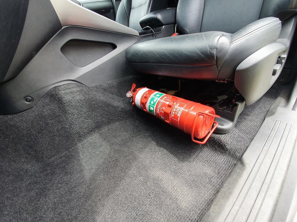 Kap Industries Fire Extinguisher Bracket to suit Mitsubishi Pajero Sport - KI-PAJ-SPRT-LHS
