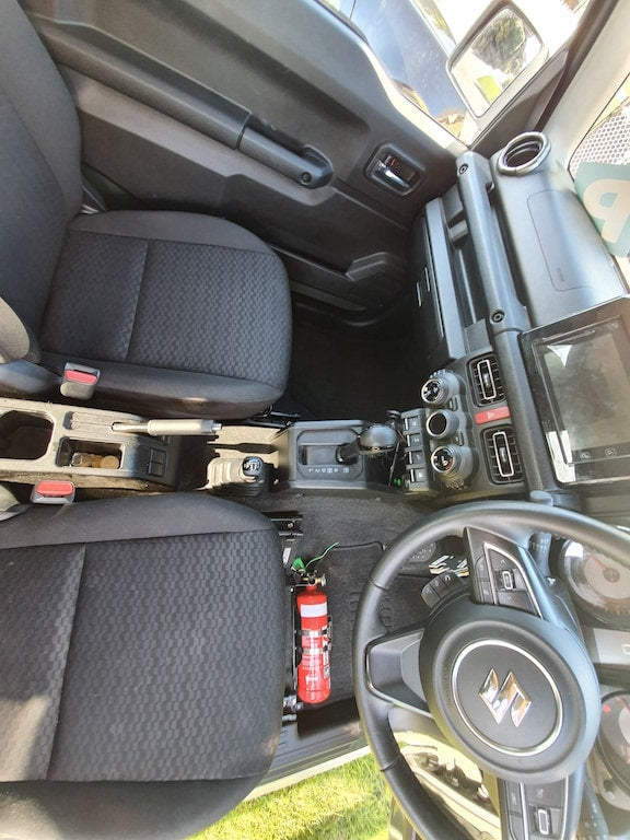 Kap Industries Fire Extinguisher Bracket to suit Suzuki Jimny Gen 4 - KI-JIM-GEN4-LHS
