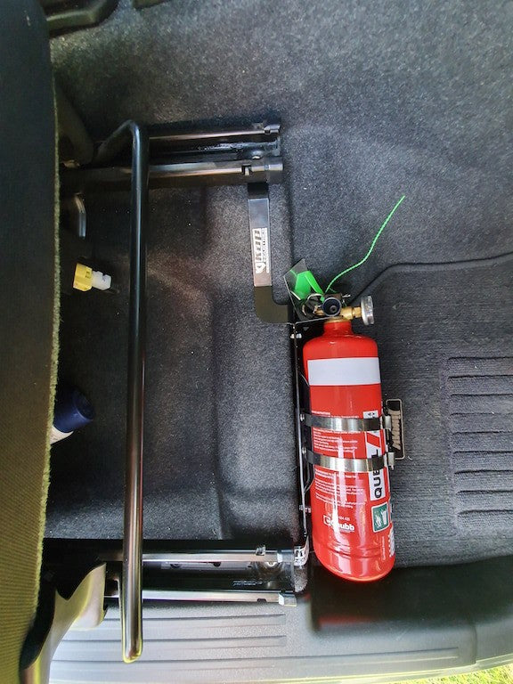 Kap Industries Fire Extinguisher Bracket to suit Suzuki Jimny Gen 4 - KI-JIM-GEN4-LHS