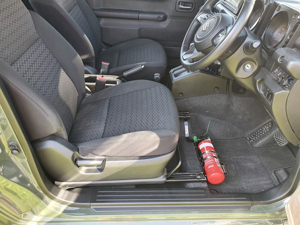 Kap Industries Fire Extinguisher Bracket to suit Suzuki Jimny Gen 4 - KI-JIM-GEN4-RHS