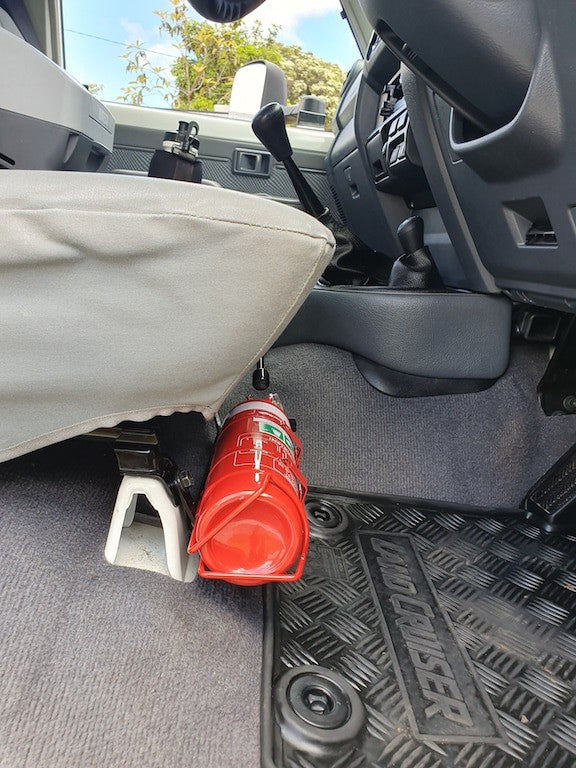 Kap Industries Fire Extinguisher Bracket to suit Toyota Landcruiser 70 Series Pre DPF - KI-LC-79-PREDPF