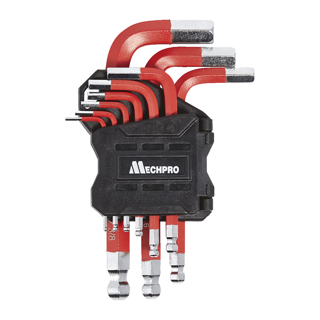 Mechpro Blue Hex Key Small Arm Set SAE 9pc - MPBHK103K