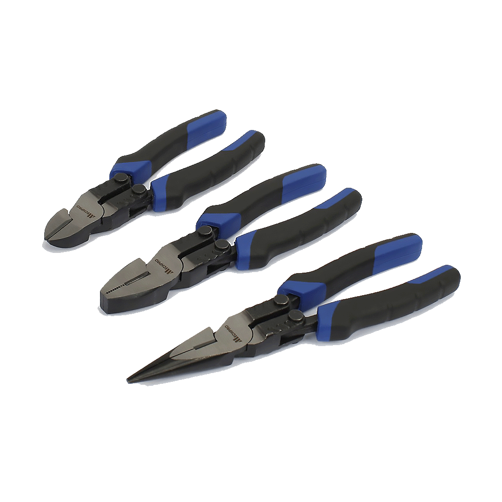Mechpro Blue High Leverage Pliers Set 3pc - MPBP108K