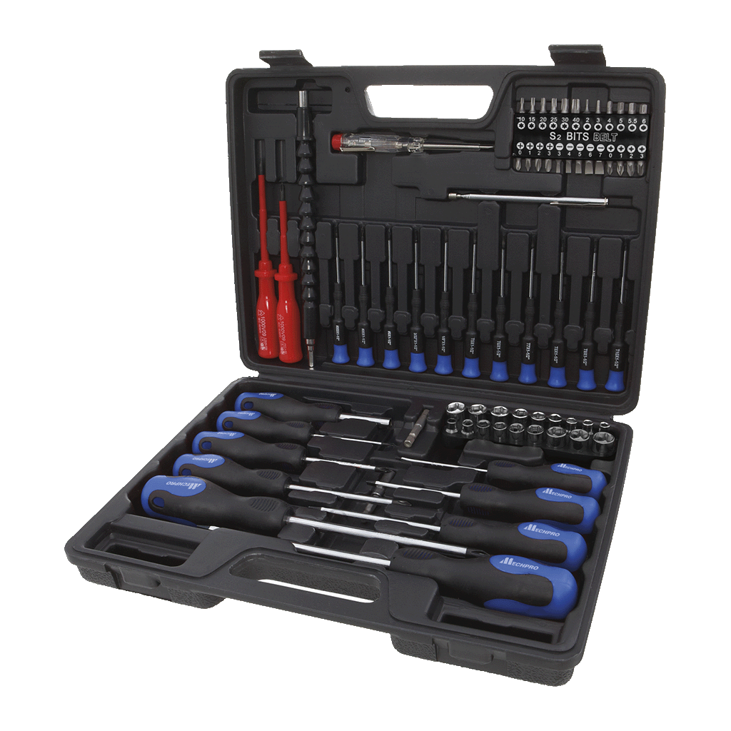 Mechpro Blue Screwdriver Set 70pc - MPBSD109K