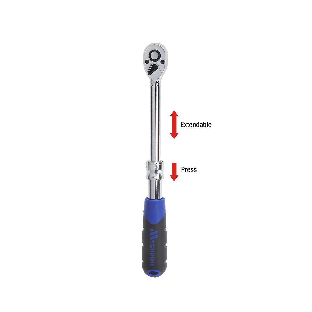 Mechpro Blue Telescopic Ratchet 3/8In Drive - MPBSK109