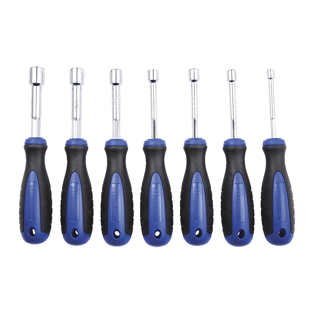 Mechpro Blue Impact Hex Bit Set Metric 1/2In Drive 8pc - MPBSK132K