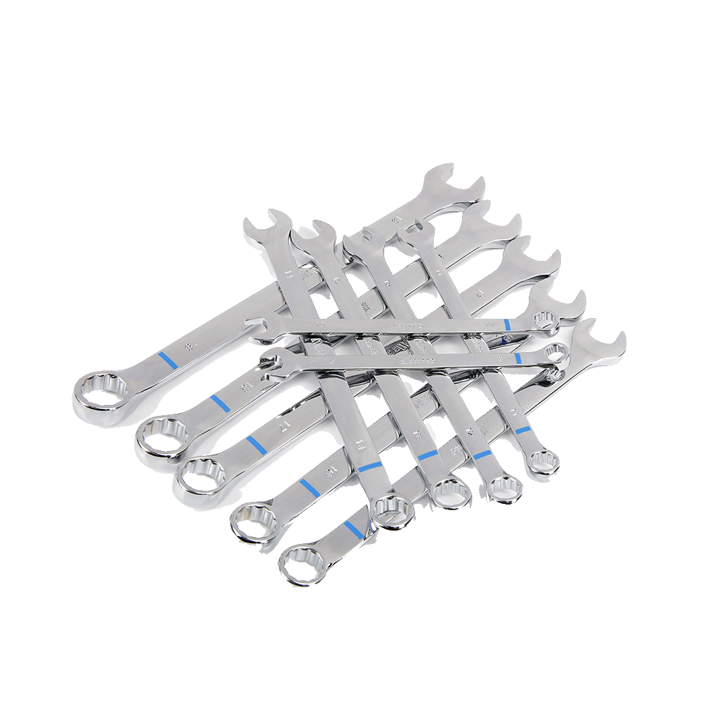 Mechpro Blue Extra Long Combination Spanner Set Metric 11pc - MPBSP113K