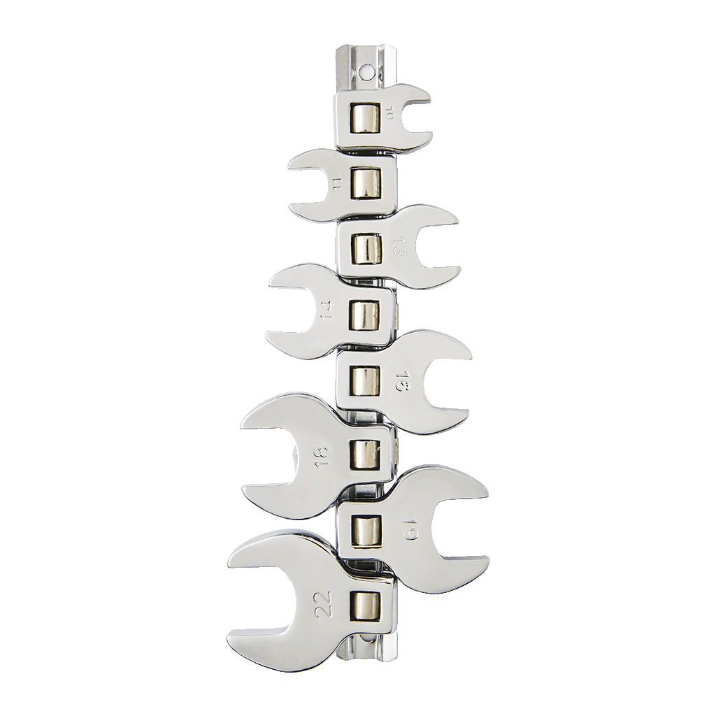 Mechpro Blue Crow's Foot Spanner Set Metric 3/8In Drive 8pc - MPBW102K