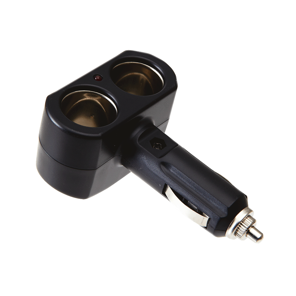 Mechpro Blue Cigarette Lighter Double Plug Adaptor 10A 12V MPEA06 - MPEA06