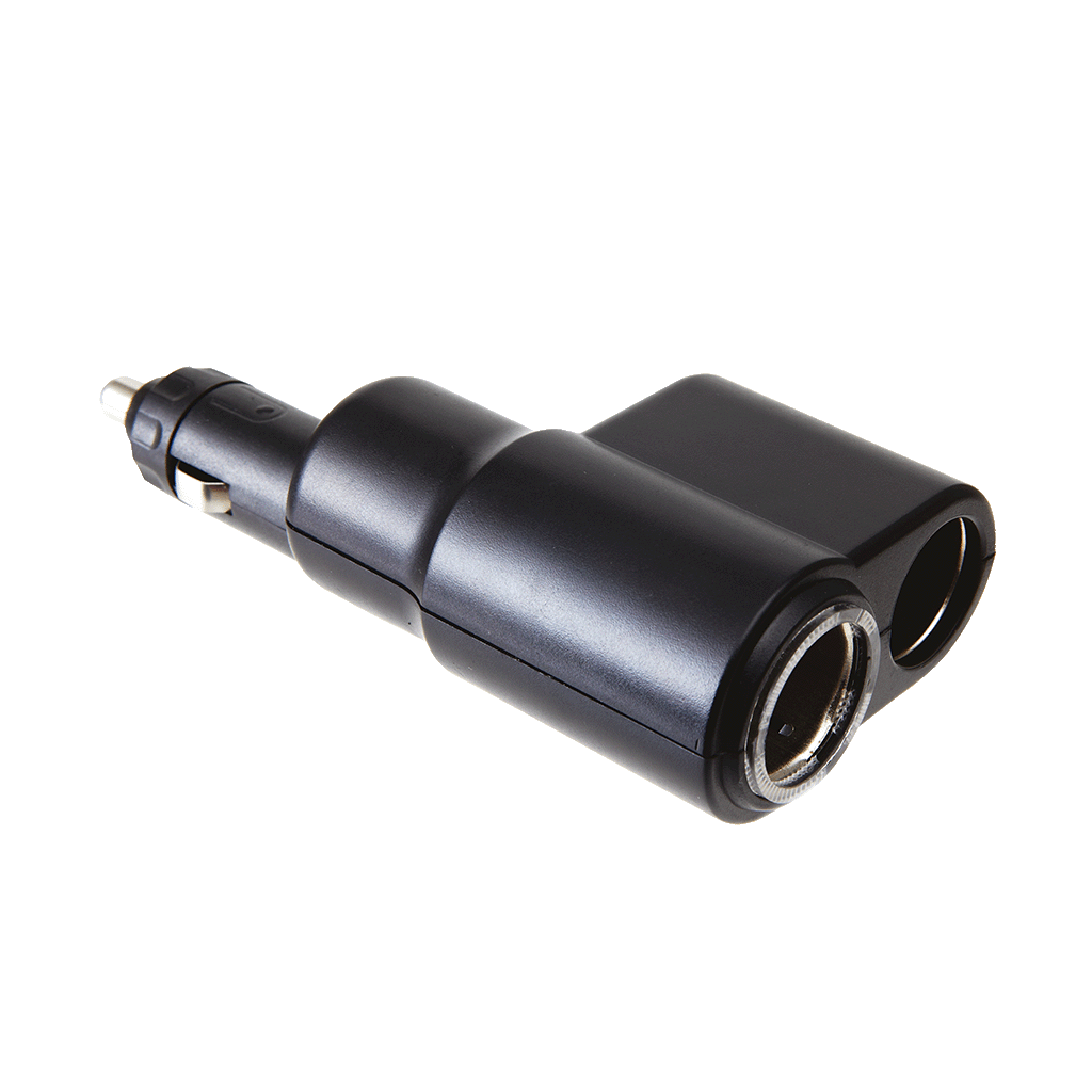 Mechpro Blue Swivel Adaptor w/Twin Outlets 10A 12V MPEA12 - MPEA12
