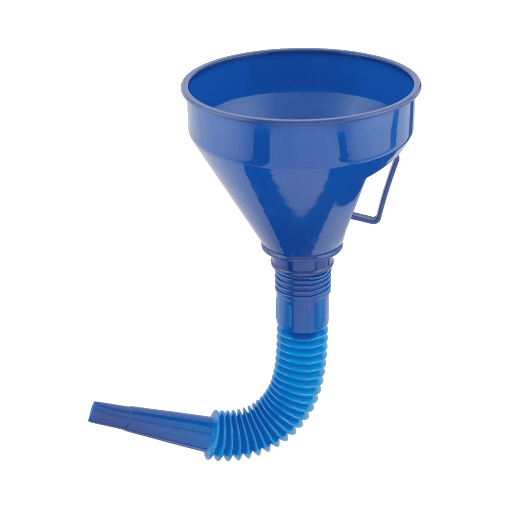 Mechpro Blue Round Flexible Funnel 14cm - MPFFLEX