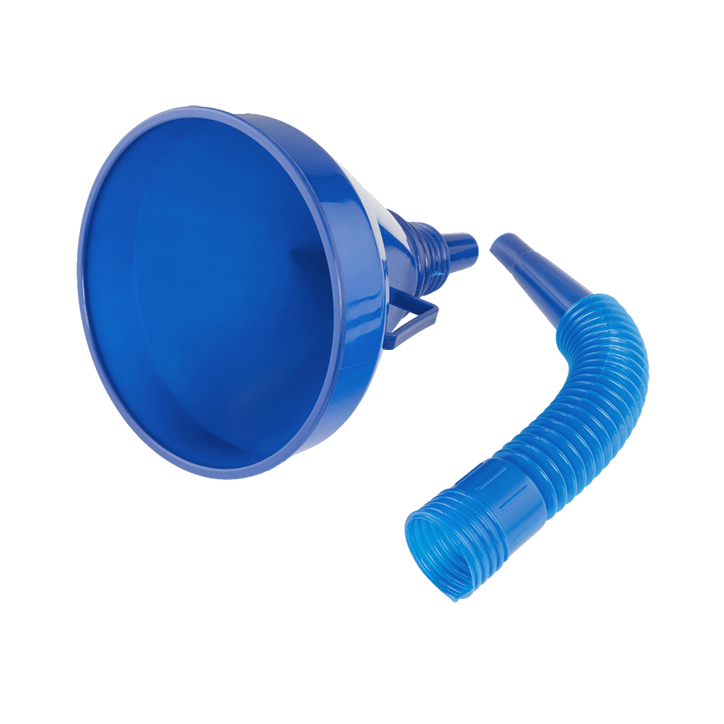 Mechpro Blue Round Flexible Funnel 14cm - MPFFLEX