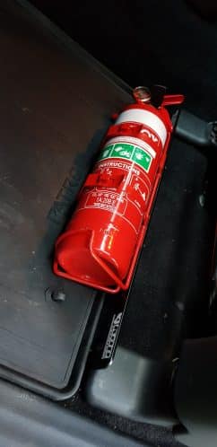 Kap Industries Fire Extinguisher Bracket to suit Nissan Patrol Y62 - KI-PAT-Y62-RHS