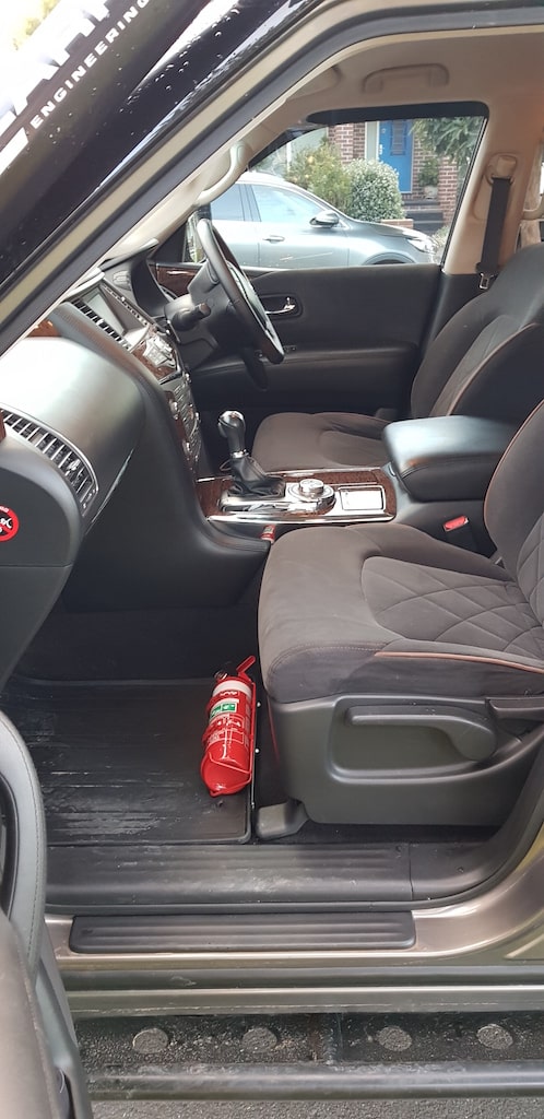 Kap Industries Fire Extinguisher Bracket to suit Nissan Patrol Y62 - KI-PAT-Y62-RHS