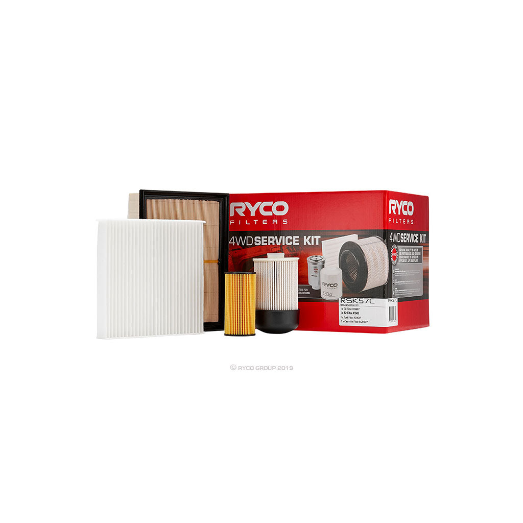 Ryco 4WD Filter Kit to suit Nissan Navara NP300 D23 - RSK57C