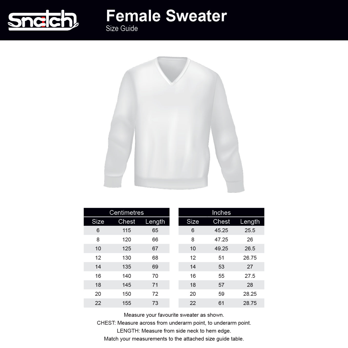 Women's Embroidered Crew Sweater Black - SF2001BK