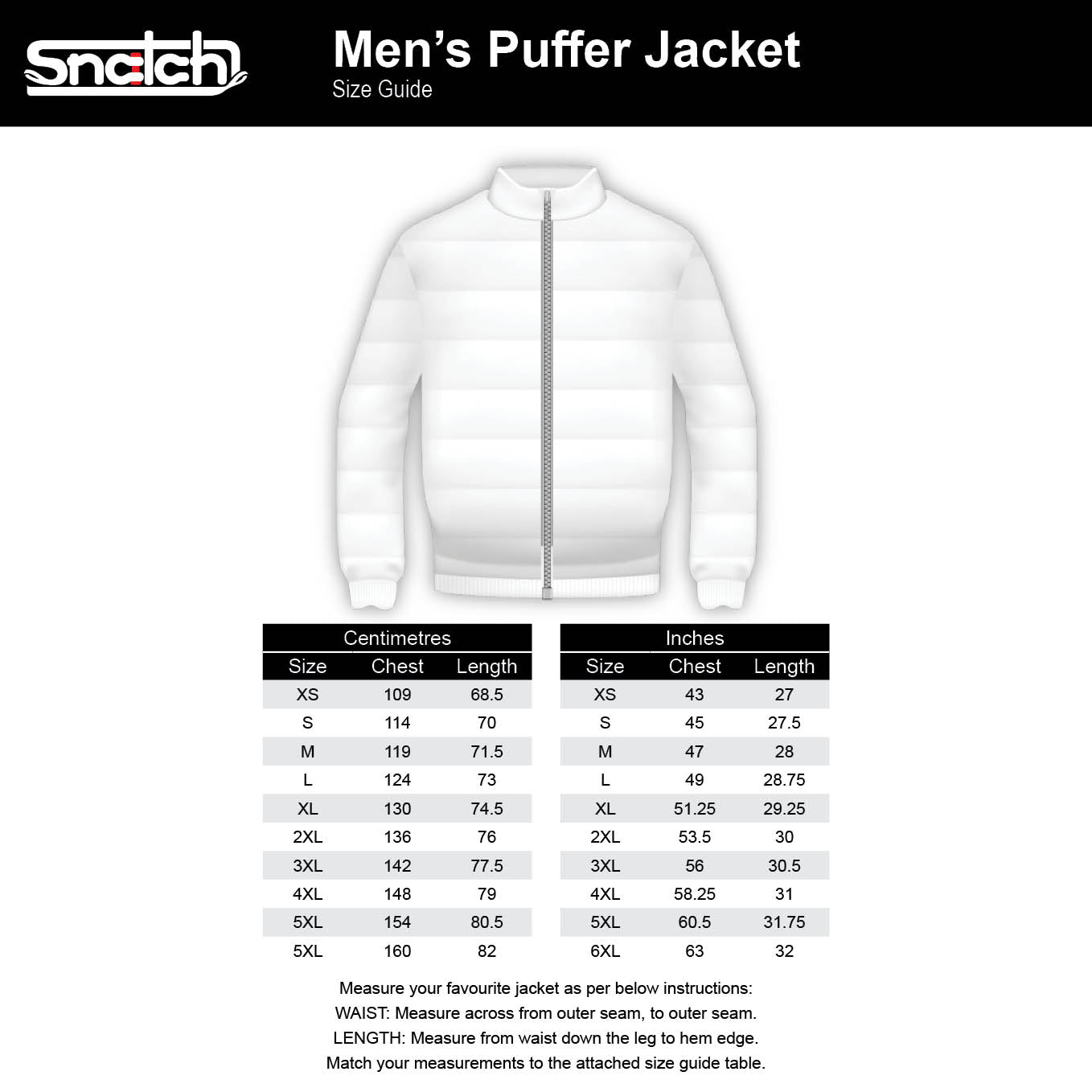 Snatch Goodtread Puffer Jacket Olive - SM3007OV