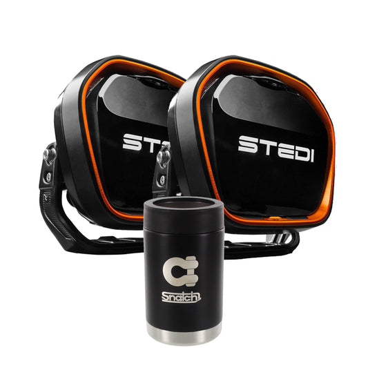 STEDI EVO Spot and Flood with Snatch Stubby Cooler Bundle