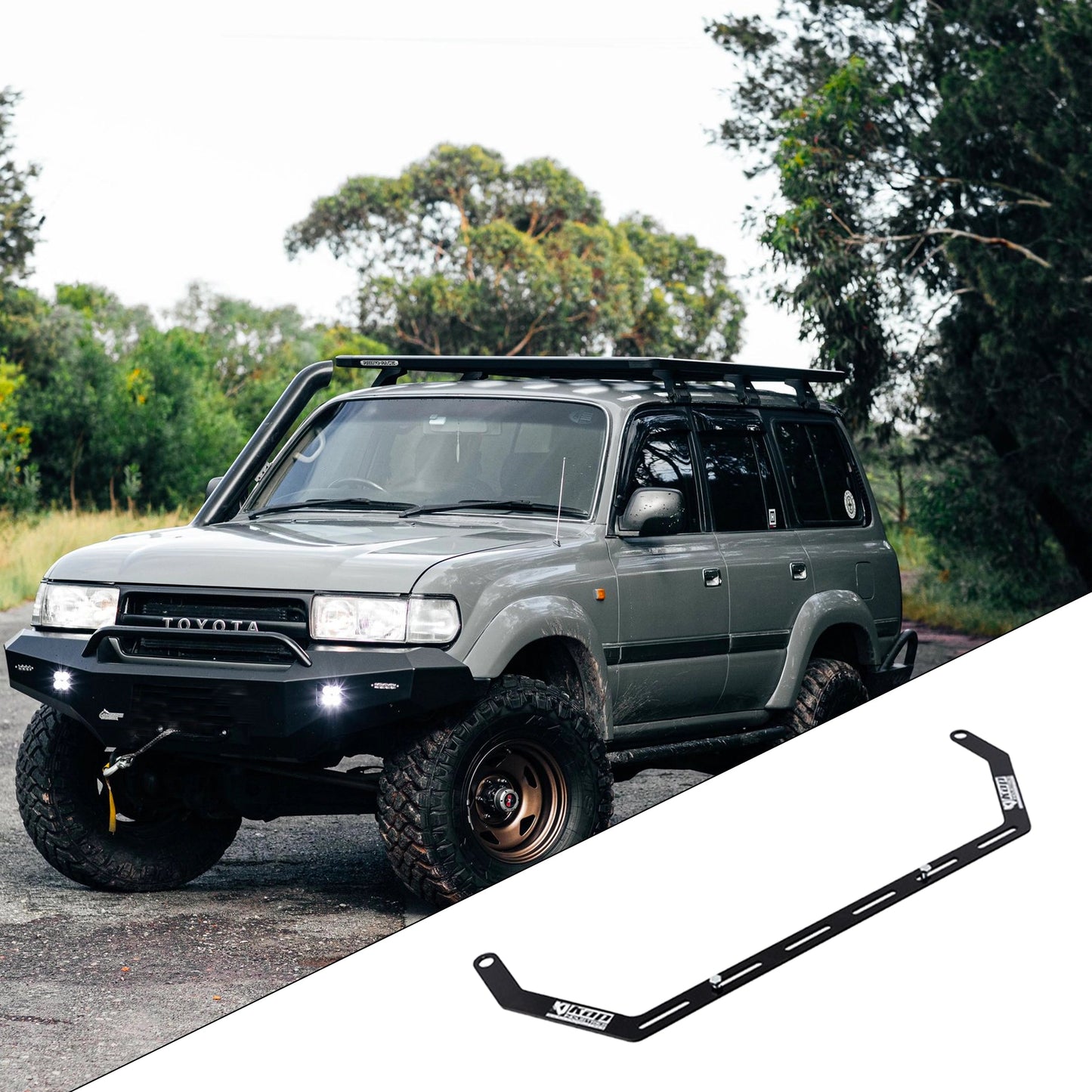 Kap Industries Fire Extinguisher Bracket to suit Toyota Landcruiser 80 Series - KI-LC-80-RHS