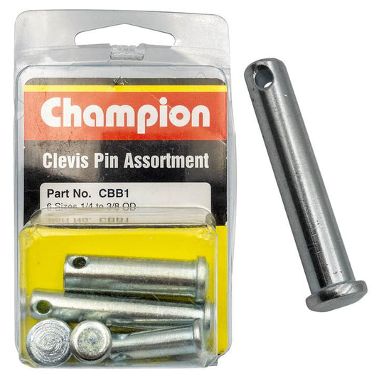 Champion Blister Assortment Clevis Pins - CBB1