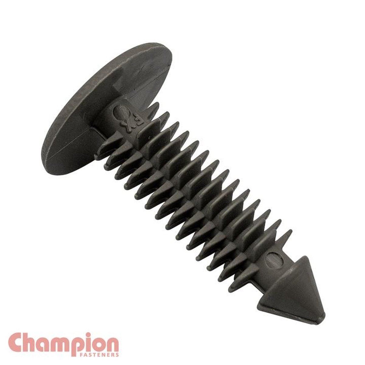 Champion Xmas Tree Clip :Grey Len:22mm Stem Dia: 6.8mm Hd:16mm - CBP03