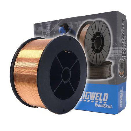Cigweld Weldskill Solid Mild Steel Wire 0.8mm X 0.9Kg Roll - Ws0908