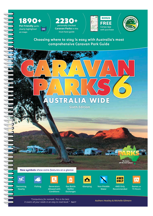 HEMA Caravan Parks Australia Wide Edition 6 - 9780994532749