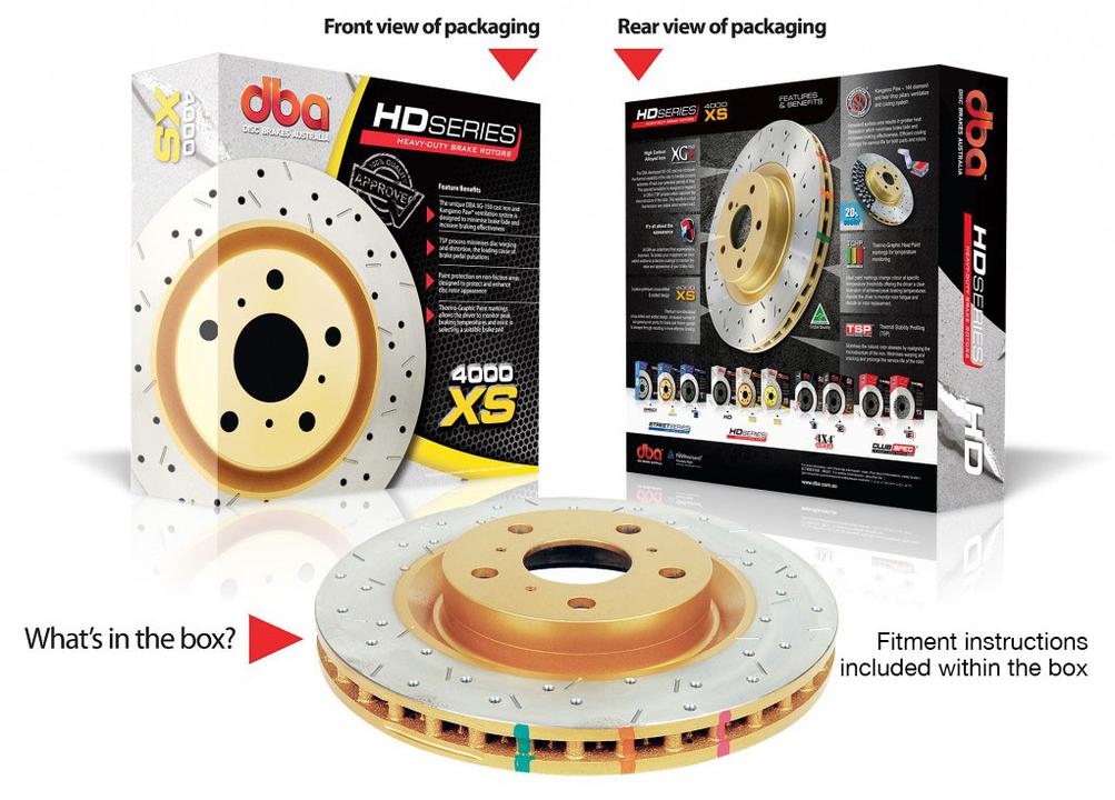 DBA Disc Brake Rotor 4000 Series Premium Single Rear 319mm - DBA42061XS