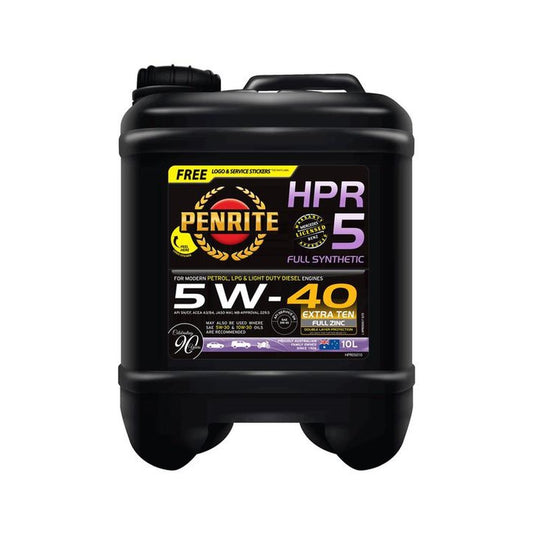 Penrite HPR 5 SAE 5W-40 Engine Oil 10L - HPR05010