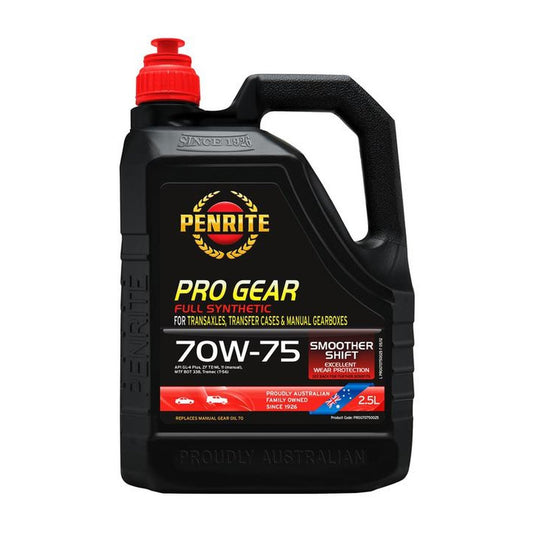 Penrite Pro Gear 70W-75 Gear Oil 2.5L - PROG70750025
