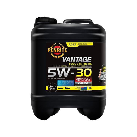 Penrite Vantage Full Synthetic 5W-30 Engine Oil 10L - VANFULL5W30010