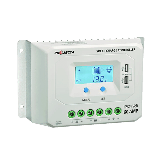 PROJECTA 60A 12/24V Solar Charge Controller 4 Stage Auto SC260