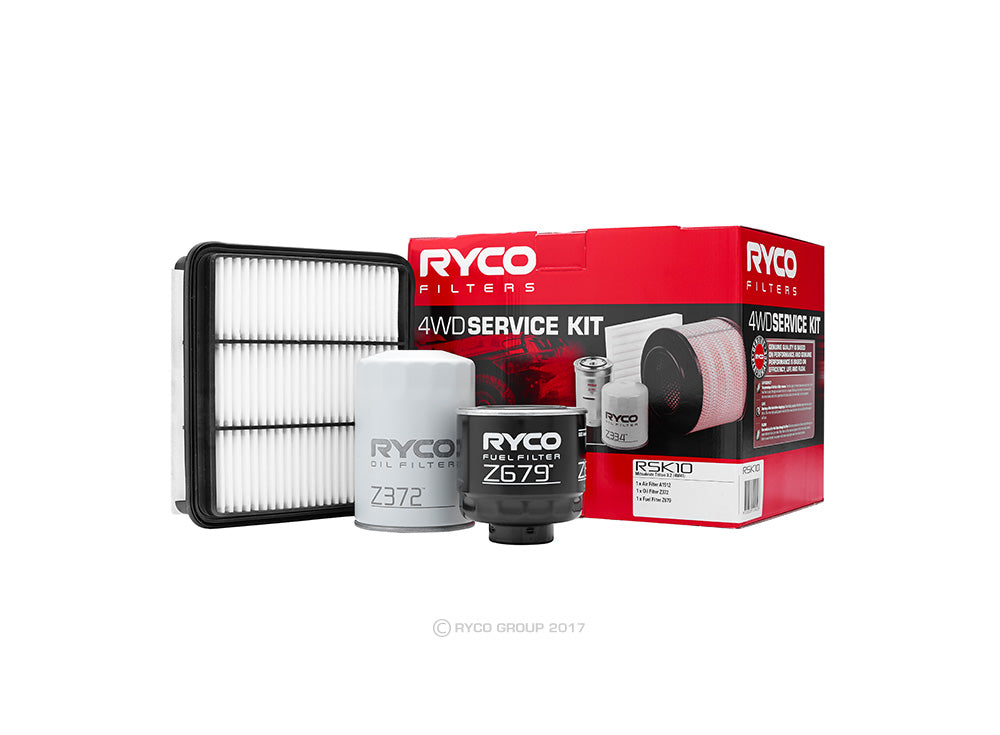 Ryco 4WD Filter Kit to suit Mitsubishi Triton 3.2L (4M41) - RSK10