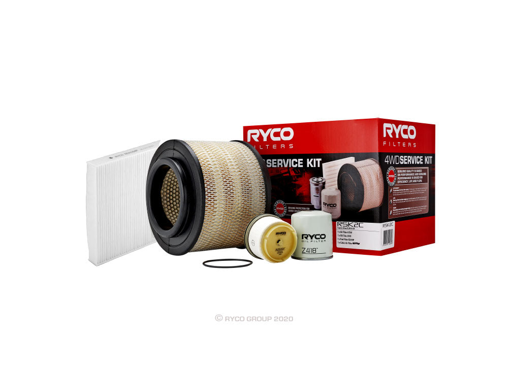 Ryco 4WD Filter Kit to suit Toyota Hilux KUN16/KUN26 - RSK2C