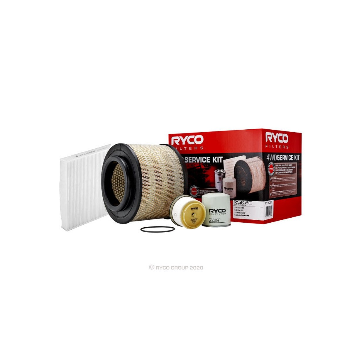 Ryco 4WD Filter Kit to suit Toyota Hilux KUN16/KUN26 - RSK2C