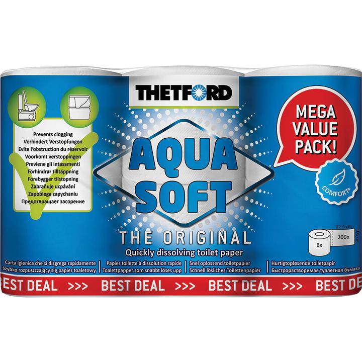 Thetford Aquasoft Toilet Rolls 6Pk - T202241