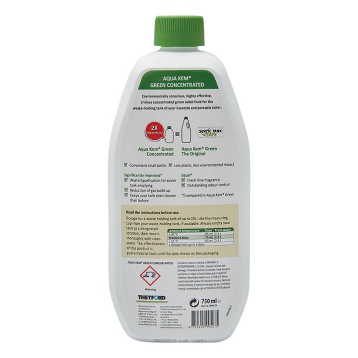 Thetford Aqua Kem Green Concentrate 750ml - T30645ZK