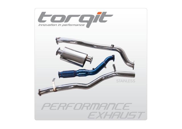 Torqit DPF Back Exhaust 3 Inch fits Toyota Landcruiser 79 Series 4.5L V8 TD Dual Cab 08/2016-On - HS8146SS